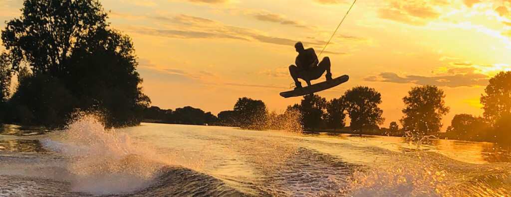 Wakeboarden op de Maas